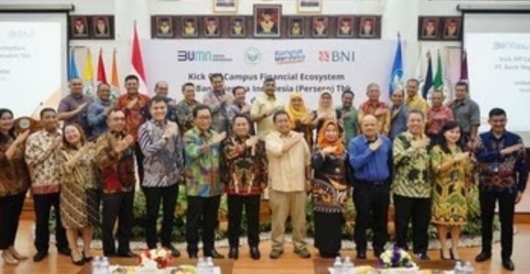 PT Bank Negara Indonesia (Persero) Tbk (BNI) terus memperkuat ekosistem keuangan di institusi pendidikan melalui program Campus Financial Ecosystem.