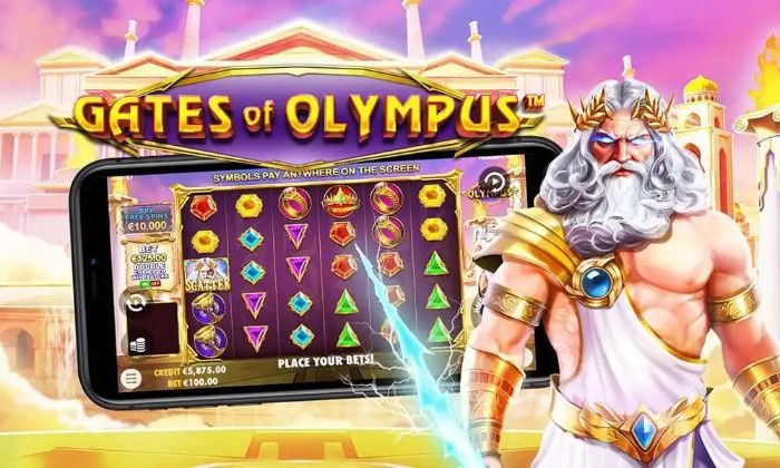 Ilustrasi slot online Gates of Olympus atau kakek zeus. (sl/Ist/screenshot/YouTube)