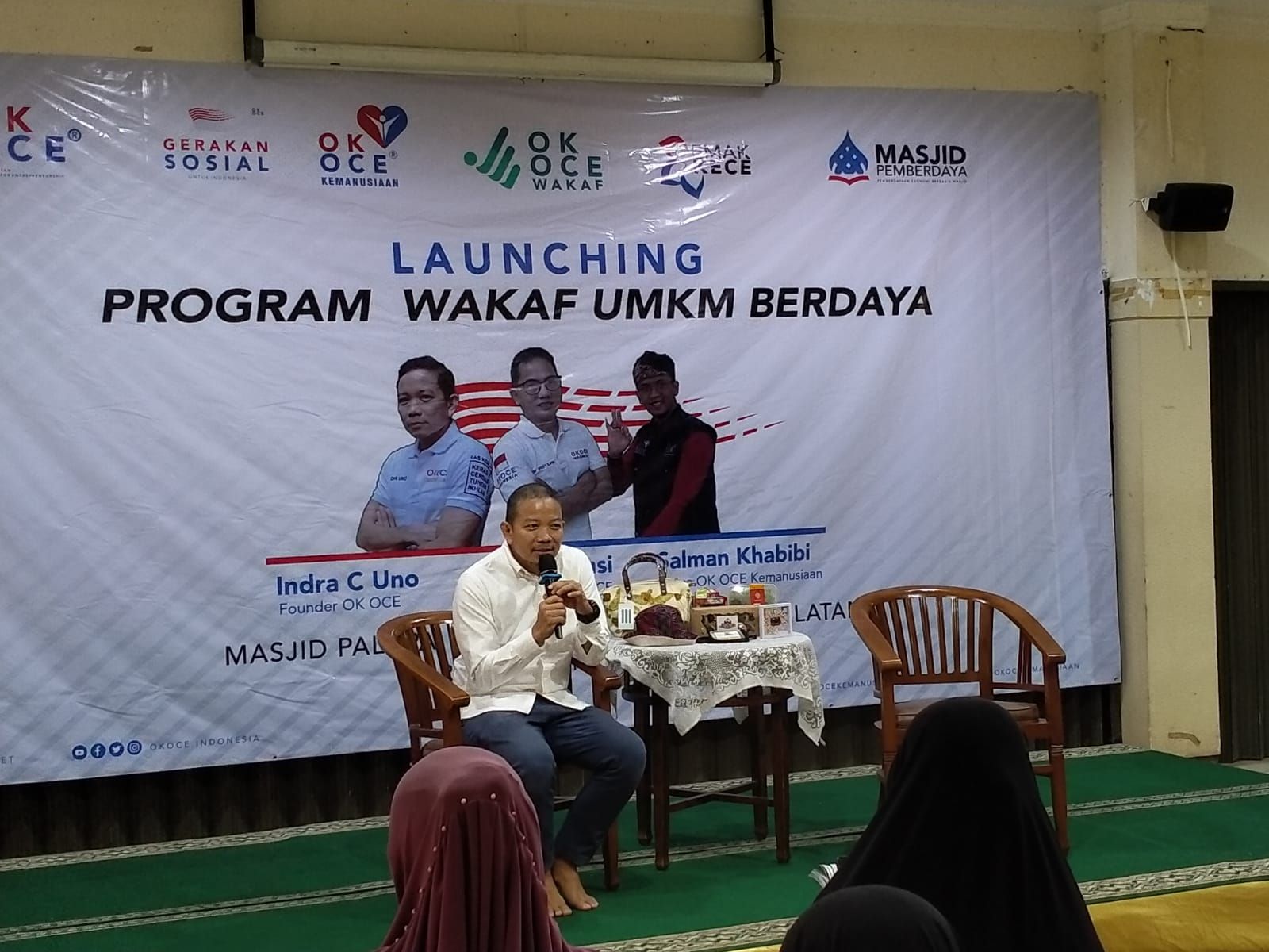 Launching Program Waqaf UMKM Berdaya Batch 1 , Founder OK OCE Nilai Program Akan Memberikan Kebermanfaatan!