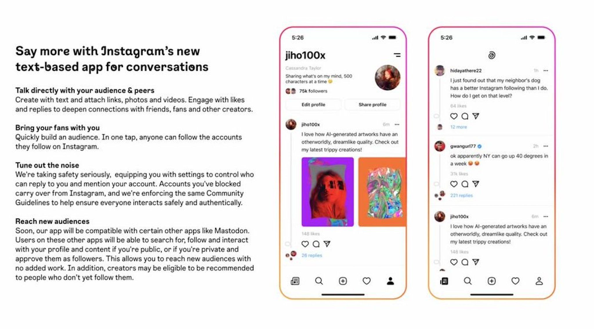 Instagram akan Segera Meluncurkan Aplikasi Mirip Twitter Bulan Juni  Mendatang - Kilat