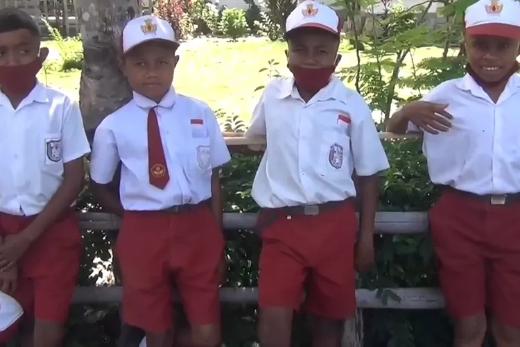 Ilustrasi murid SD. (victorynews.id/Alfred Otu)