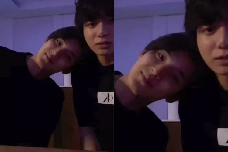 Jungkook BTS dan Mingyu SEVENTEEN live bareng buat penggemar heboh (Tangkapan layar)