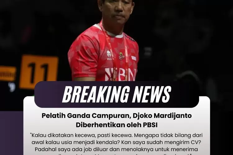 Profil Djoko Mardijanto, yang Dicoret dari Pelatih Ganda Campuran: Ternyata Punya Prestasi Mentereng (Instagram @badmintonlovers)