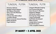 Update Tim Badminton Indonesia Pada Pertandingan Orleans Masters 2022, Berikut Pemain yang Tanding