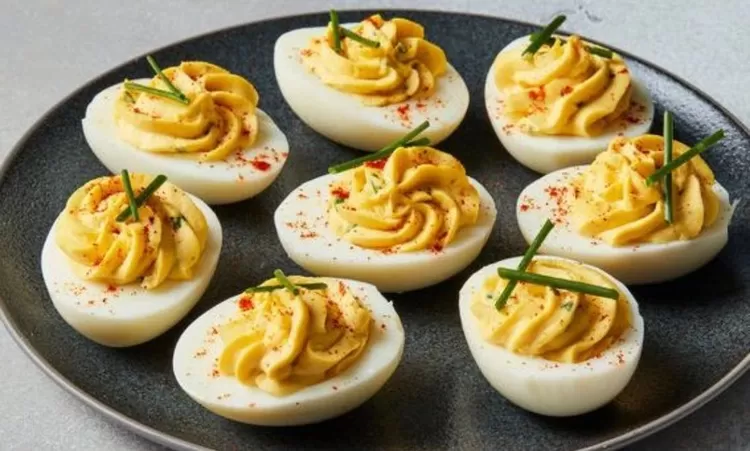 resep deviled egg, menu ala Eropa