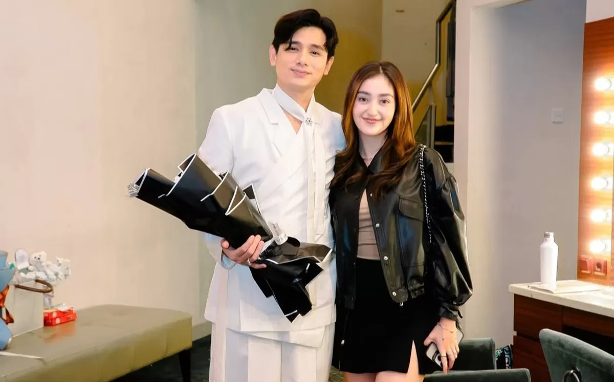 Curhatan Ranty Maria dan kekasihnya, Ryan Wijaya yang awalnya mengaku tidak memiliki perasaan tertarik antara satu sama lain.  (Instagram.com/@raynwijaya26.)