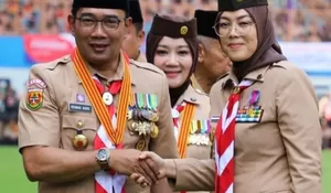 Gegara Ini, Bupati Purwakarta Anne Ratna Mustika Diganjar Penghargaan Lencana Karya Bakti Gerakan Pramuka