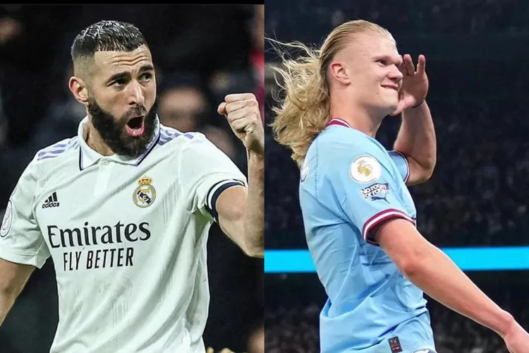 Prediksi Skor dan Susunan Pemain Real Madrid Vs Manchester City, Los Blancos Siap Hadang Taktik Pep Guardiola (instagram.com/@karimbenzema/@erling.haaland)