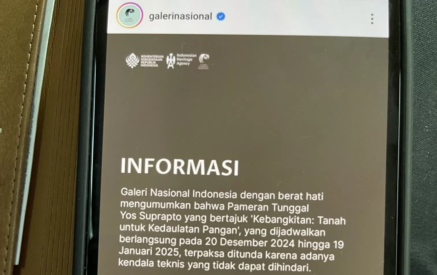 Kontroversi Pameran Lukisan Yos Suprapto: "Kebangkitan" yang Terkunci di Galeri Nasional