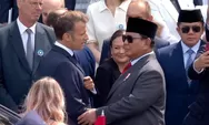 Prabowo Jadi Tamu Kehormatan di Bastille Day Prancis, Disalami Langsung Presiden Macron