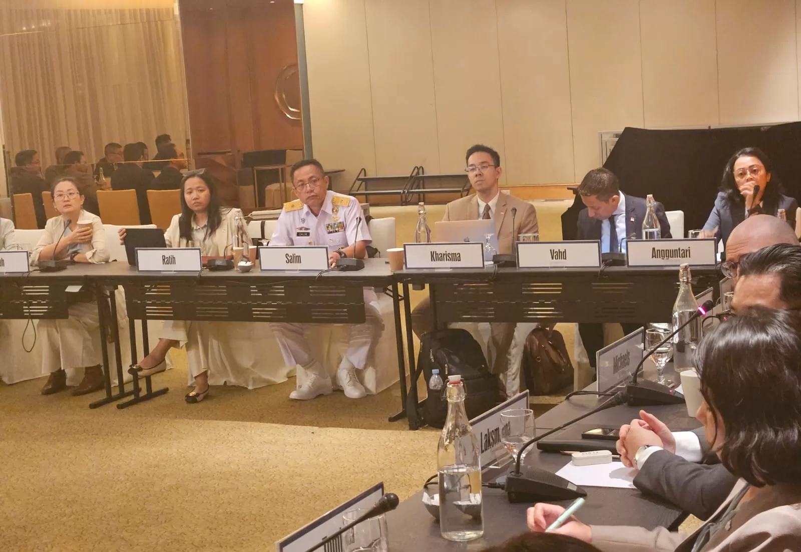 Kapusjianmar Seskoal Laksma TNI Salim menghadiri workshop The International Institute Strategic Studies IISS United Kingdom di Singapura.