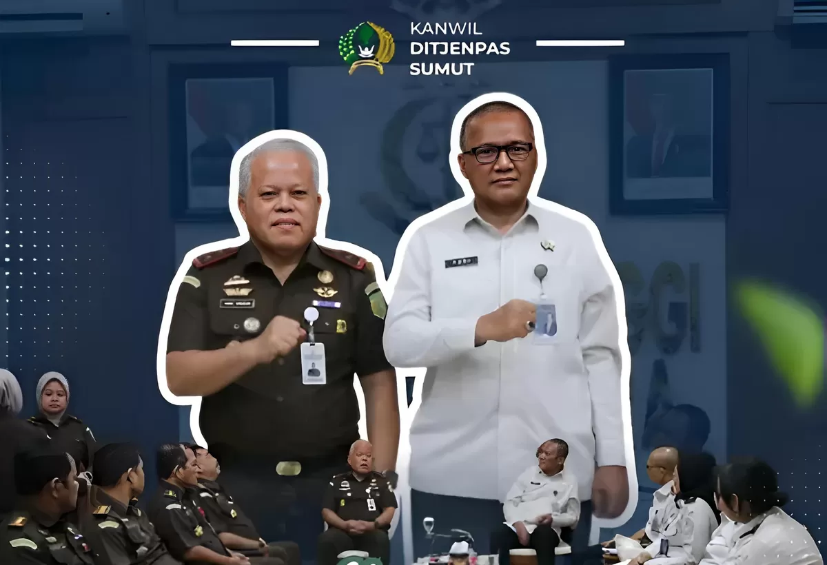 Kakanwil Ditjepas Sumut Bersama Kepala Kejati Sumatera Utara