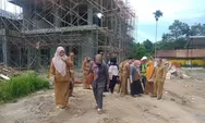 Komisi I DPRD Kabupaten Batang Hari Pantau Proyek Pembangunan Perpustakaan Muara Bulian