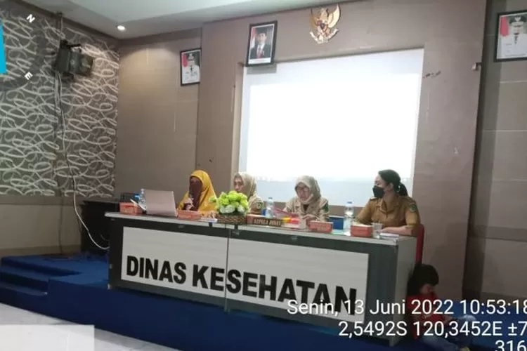 Pertemuan Koordinasi Tim Teknis KKS, Senin (13/6/2022), di Aula Dinas Kesehatan (dok. Klikanggaran)