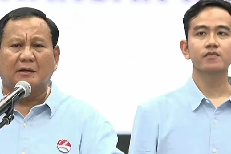Prabowo Subianto dan Gibran Rakabuming Raka (Foto: Gorajuara/ Tangkap layar YouTube GerindraTV)