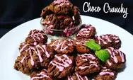 Resep cara membuat choco crunchy cookies, yuk coba buat sendiri di rumah