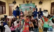 Mahasiswa KKN Universitas Esa Unggul, Berikan Edukasi Cara Membuat Hasil Karya dari Limbah Plastik Pada Anak