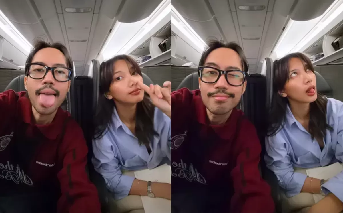 Vidi Aldiano dengan kumis lebat (Instagram @vidialdiano)