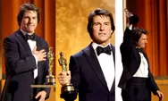 Tom Cruise Raih Piala Oscar Pertama Setelah 45 Tahun Berkarier, Pidatonya Penuh Emosi