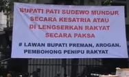 Tuntut Bupati Sadewo Mundur, Warga Pati Sumbang Hasil Bumi Demi Demo Besar 13 Agustus