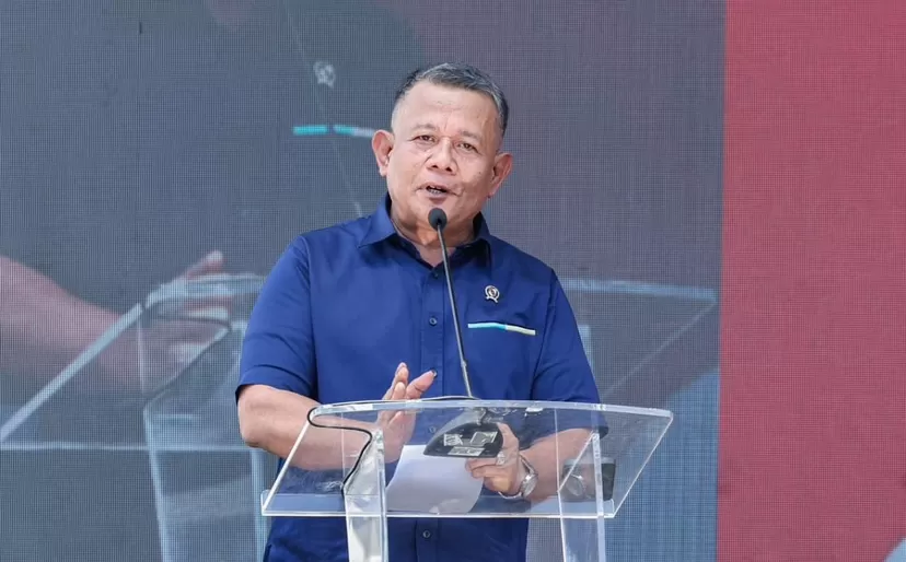 Wakil Menteri UMKM Helvi Moraza dalam acara Festival Kemudahan dan Pelindungan Usaha Mikro di Kota Tua Jakarta, Rabu, 27 Agustus 2025.