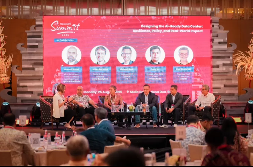 Gelaran NeutraDC Summit 2025 dengan tema &ldquo;AI Collaboration&rdquo; di Nusa Dua, Bali, Senin (25/8). 