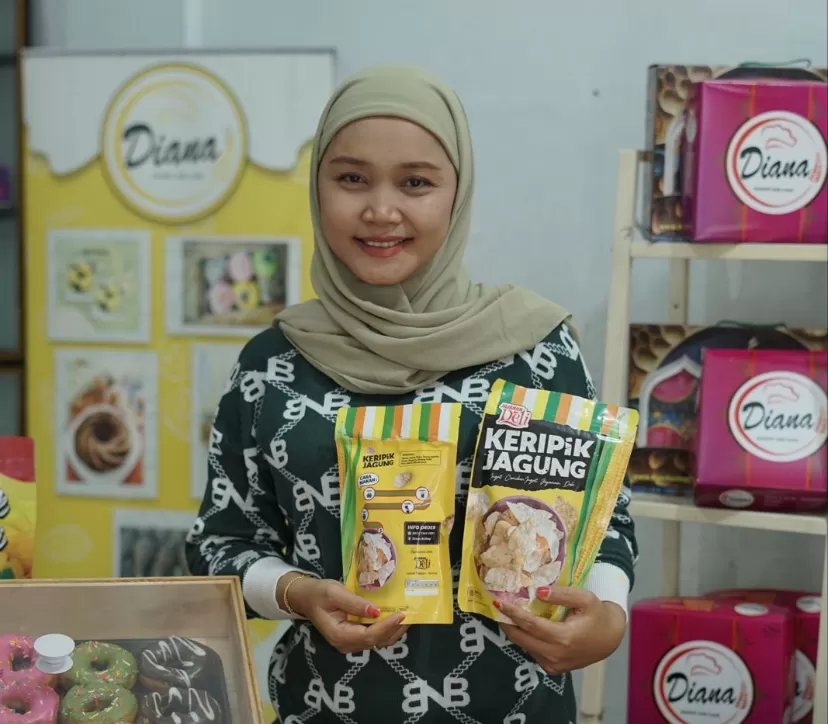 Salah satu UMKM yang mengikuti program Telkom Packfest 2025.