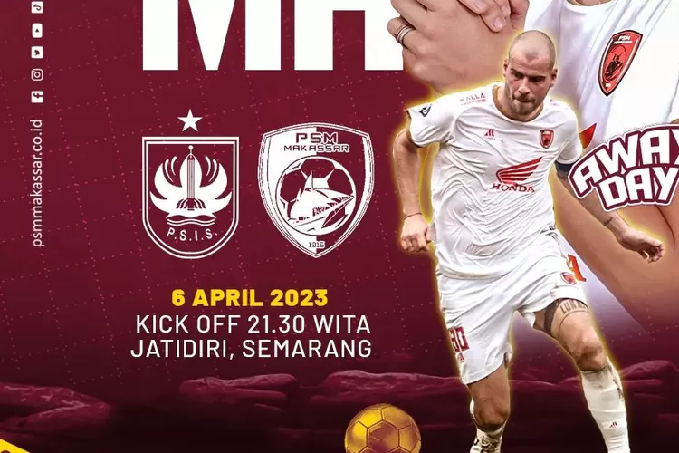 Prediksi skor, susunan pemain dan link streaming PSIS Semarang vs PSM Makassar (Sumber: Instagram @psm_makassar).