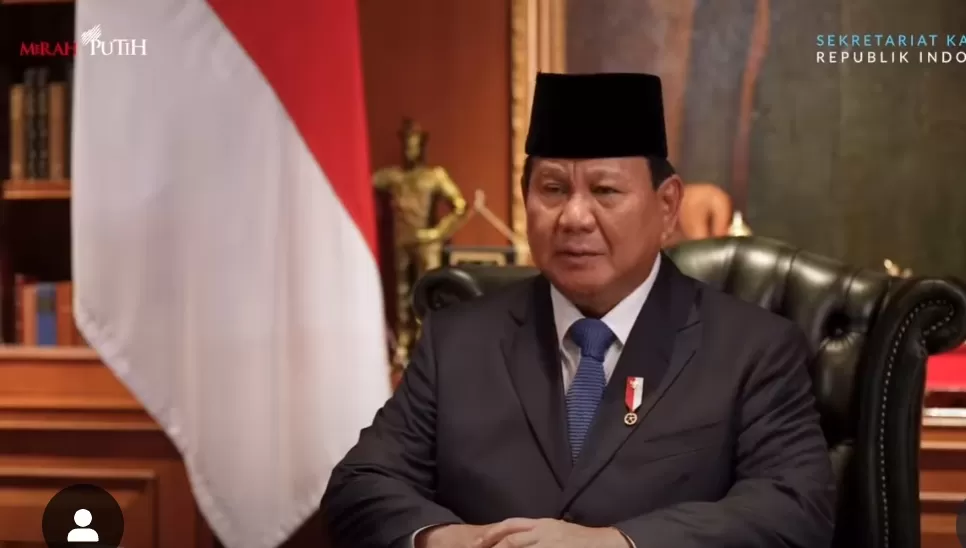 Presiden RI Prabowo Subianto. (Foto: Instagram @presidenrepublikindonesia)