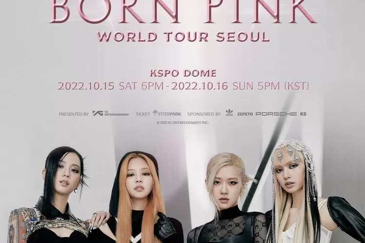 Tiket Konser Blackpink di Stadion GBK Jakarta  (tangkap layar Instagram @blackpinkofficial)