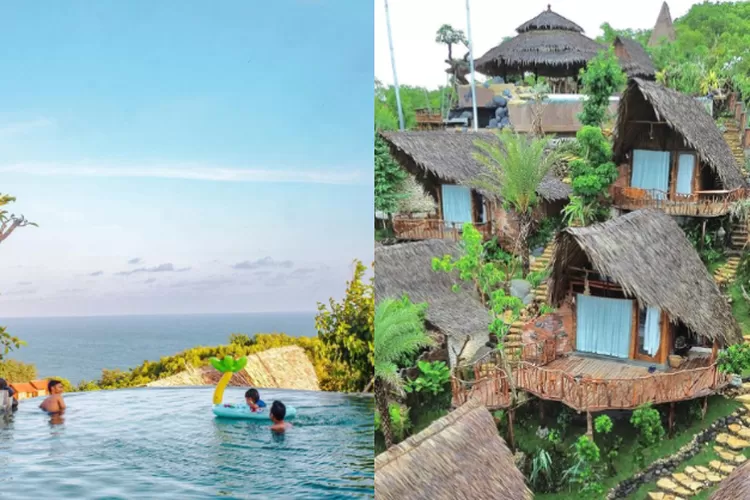 Ilustrasi , Ama Awa Resort , tempat wisata yang menawarkan staycation dengan view 180 derajat pantai selatan Jawa. (Instagram/@amaawa_resort)