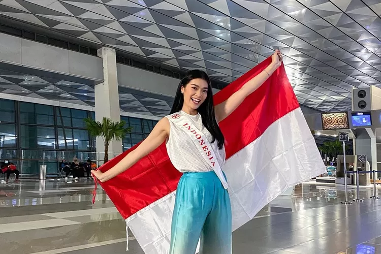 Miss Indonesia, Carla Yules Masuk Top 6 Miss World 2021  (instagram @carlayules)