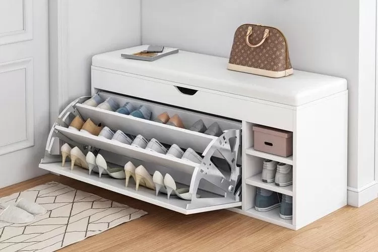 Tips desain rak sepatu minimalis. Foto/Instagram ( Foto/Instagram)