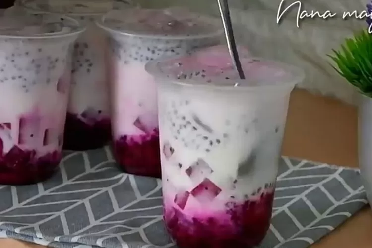 Ide jualan minuman kekinian cocok untuk takjil bulan Ramadhan ( Youtube Nana Majnun)
