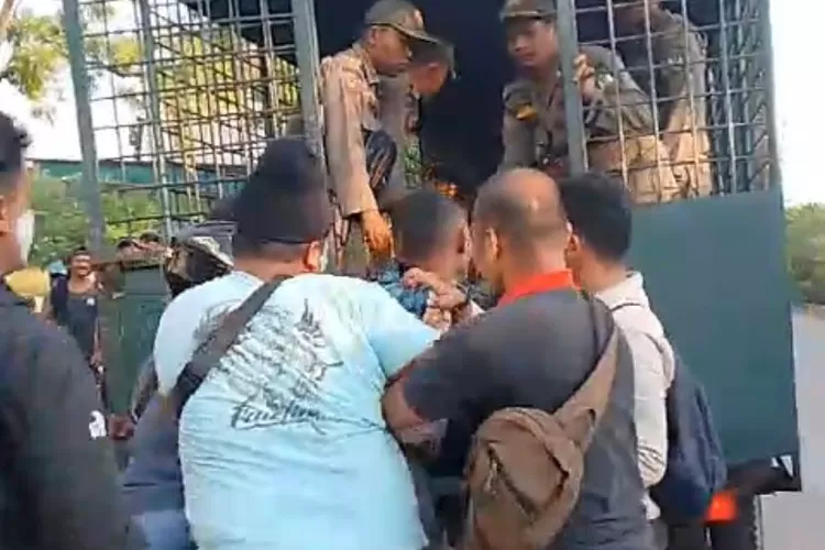 Intimidasi yang dialami juru warta Media Kepri. (Gorajuara/ Media Kepri)