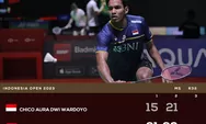 Chico Aura Dwi Wardoyo tersingkir dibabak pertama Indonesia Open 2023, lawan tampil lebih tenang