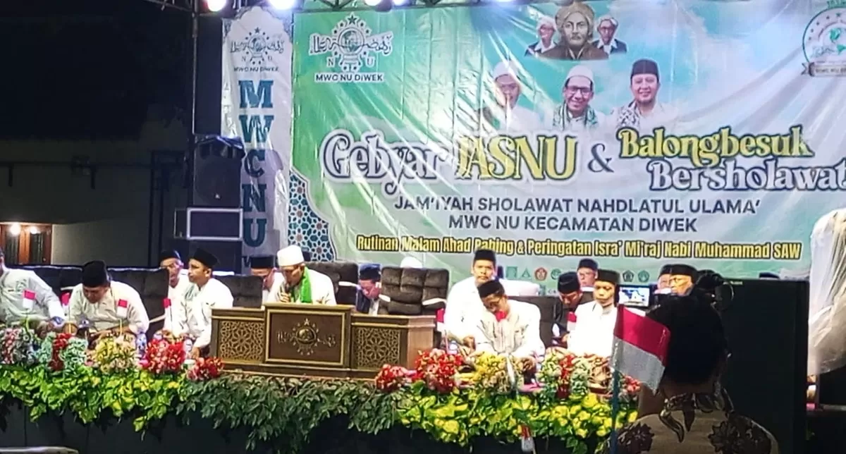Pengurus JASNU saat memimpin jalannya kegiatan untuk merayakan datangnya bulan Ramadan. (SketsaNusantara.id)