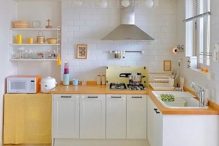 Ilustrasi 6 Ide Model Dapur Simple Minimalis Tanpa Kitchen Set 2023, Penataan Dapur Unik yang Bikin Memasak Makin Asyik!