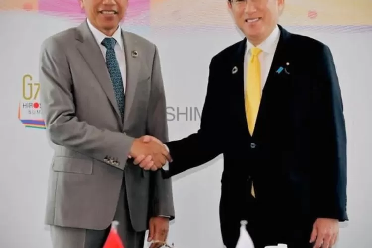 Jokowi bertemu PM Jepang bahas berbagai[ persoalan antar negara dan hasil KTT Asean ke-42 di Labuan Bajo (tangkapan layar @jokowi)