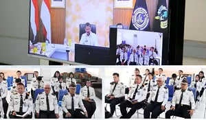 Bahas Hak Reintegrasi dan Penanganan Over Kapasitas Lapas dan Rutan, Bapas Muara Teweh Ikuti Kegiatan Arahan Dirjenpas