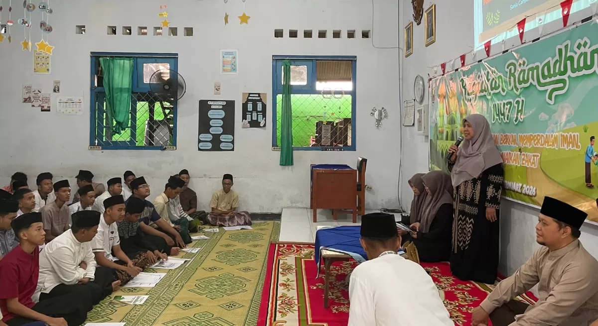 Pembukaan kegiatan Pondok Ramadhan di SMAN 1 Jombang (SketsaNusantara.id)