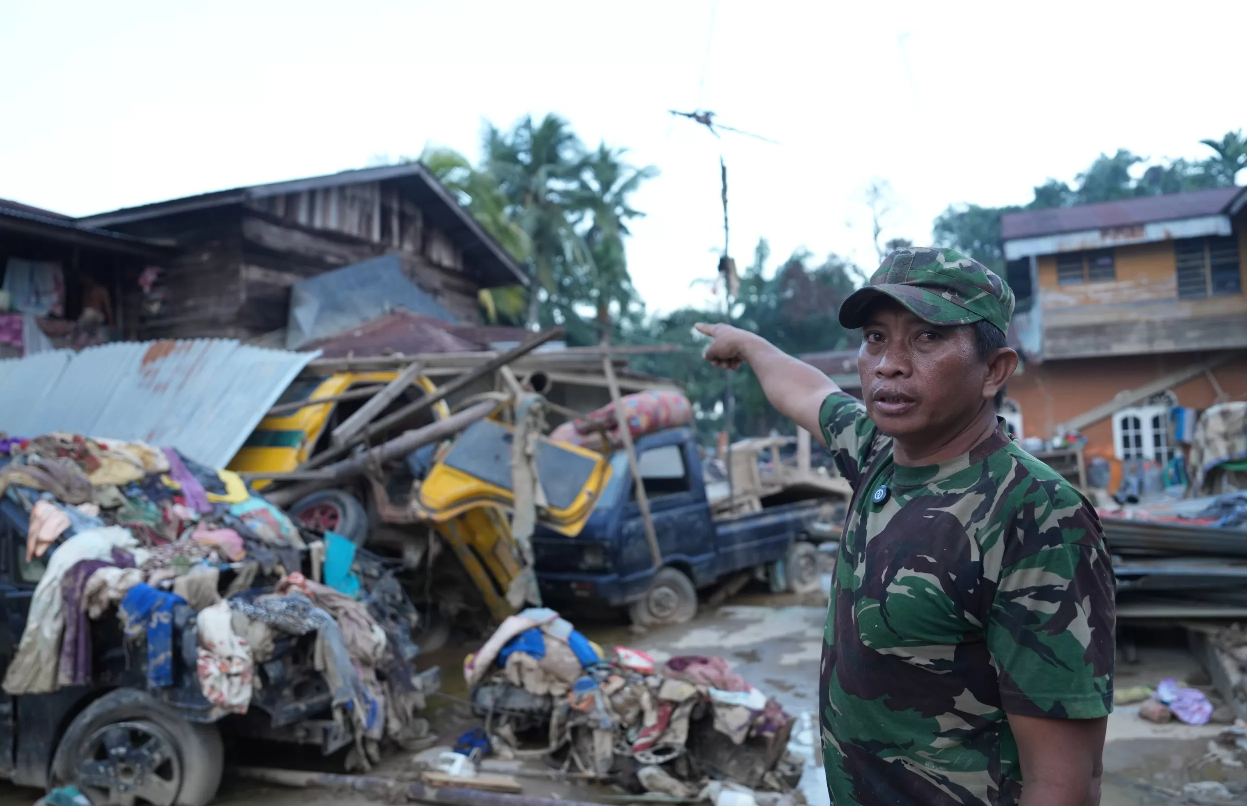 Sersan Satu (Sertu) Giman Saputra, anggota Koramil 02 Karangbaru, Kodim 0117 Aceh Tamiang.