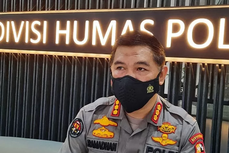 Kepala Bagian Penerangan Umum (Kabagpenum) Divisi Humas Mabes Polri Kombes Pol Ahmad Ramadhan.  (ANTARA/Laily Rahmawaty)