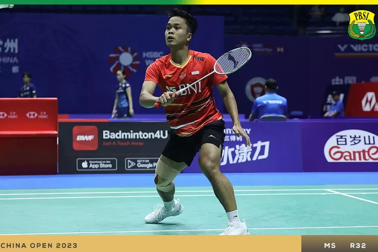 Ginting Dipulangkan Wakil Jepang Pada Babak 32 Besar China Open 2023 (Instagram @ina.badminton)