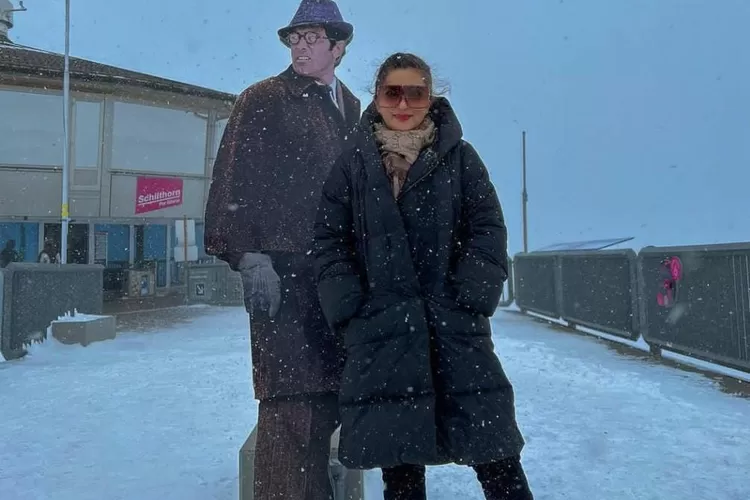 Ashanty saat berada di Switzerland.  (Instagram @ashanty_ash)