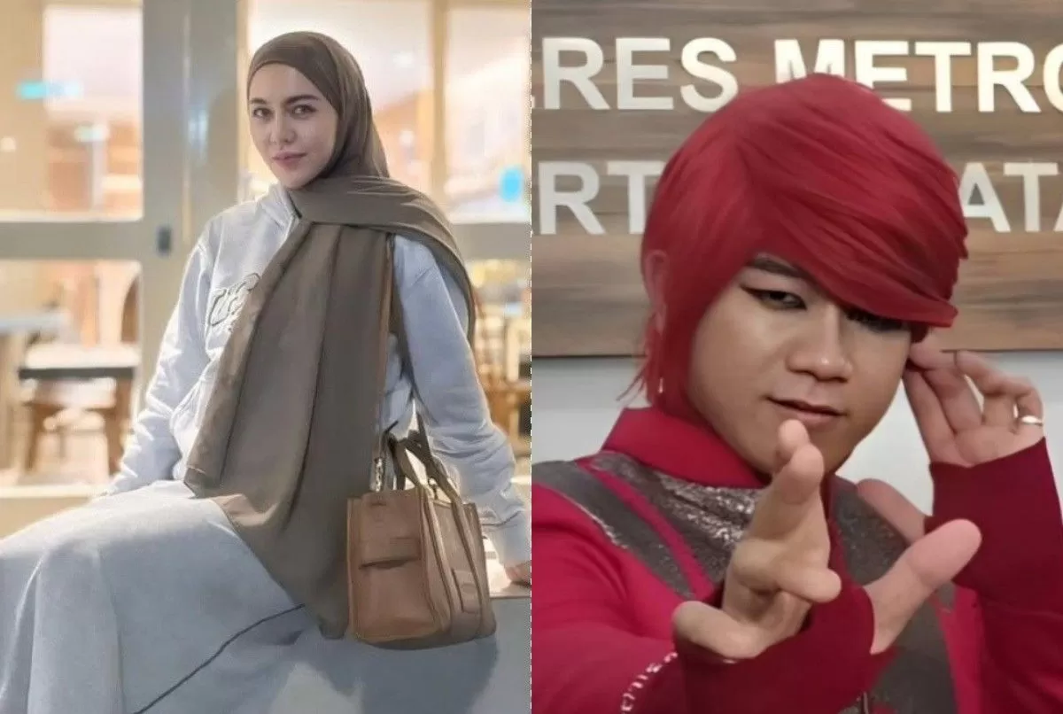 Mengenal sosok Ratu Rizky Nabila, istri kedua yang diakui Pesulap Merah yang tiba-tiba muncul ke publik usai istri pertama meninggal dunia.  (Instagram.com/@raturn, @marcelradhival1.)