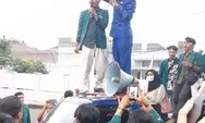 Puluhan Mahasiswa BEM UIKA Lakukan Orasi di Depan DPRD Kota Bogor, Tolak Kenaikan Harga BBM