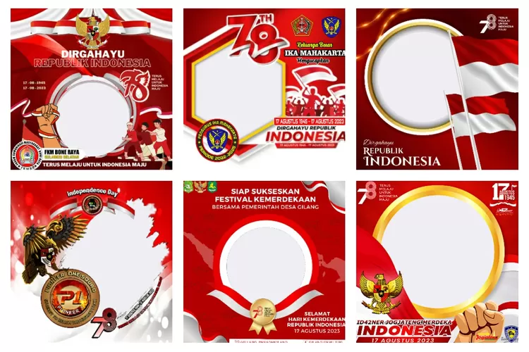 Gratis! Berikut 20 Link Twibbon Bertema HUT RI Ke-78, Sambut Hari ...