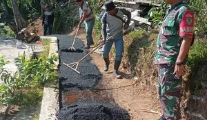 Pemdes Srogol Kecamatan Cigombong Tuntaskan Pembangunan Infrastruktur Samisade Tahap Pertama