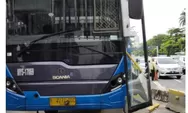 Kembali Alami Kecelakaan, Bus TransJakarta Tabrak Pembatas Jalan